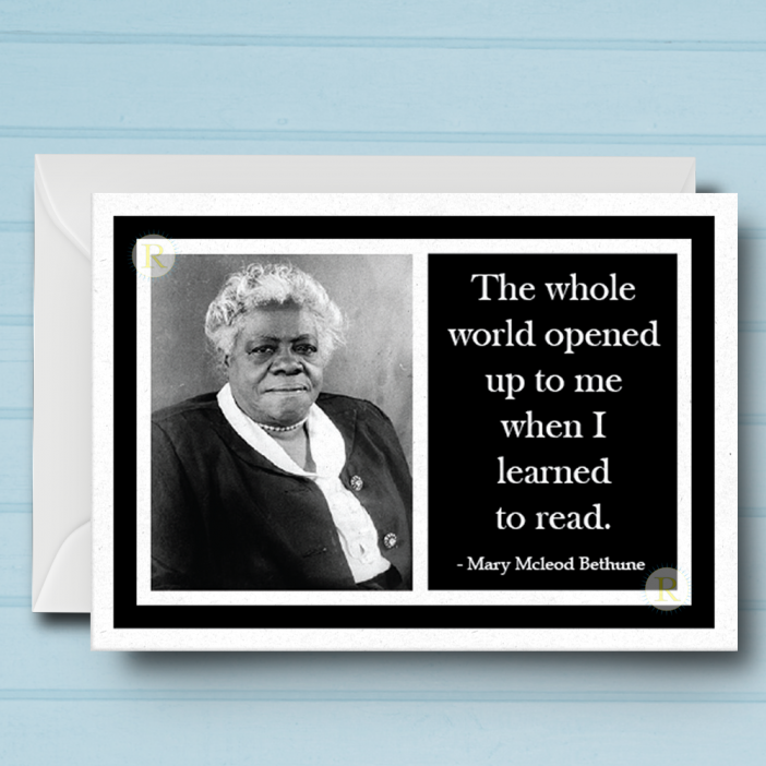 Mary Mcleod Bethune Card